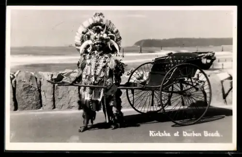 AK Ricksha at Durban Beach