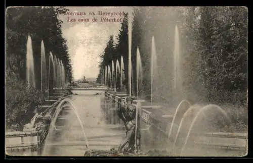 AK Peterhof, Les eaux de Peterhof