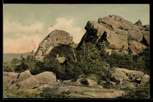 AK Slatoust, Felsen am Berge Gross-Taganai