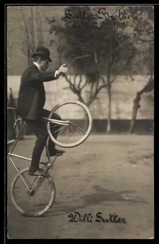 AK Radsport-Akrobat Willi Sutter