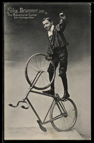 AK Felix Brunner jun., Radsport-Akrobat
