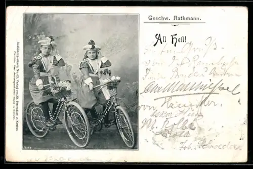 AK Geschwister Rathmann, Radsport-Akrobaten