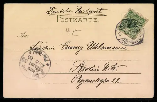 Lithographie Roma, Tempio della Fortuna e casa del Cola di Rienzo