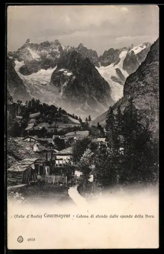 AK Courmayeur, Catena di sfondo dalle sponde della Dora