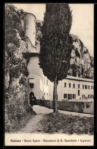 AK Subiaco, Sacro Speco, Monastero di S. Benedetto, Ingresso