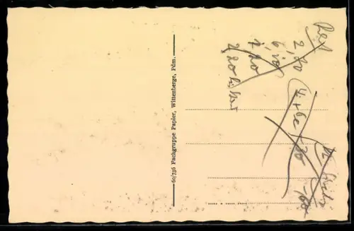 AK Wittenberge /Pdm., Rathaus mit Lyzeum