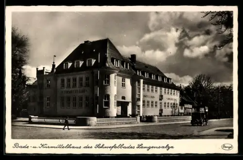AK Langensalza, Bade- und Kurmittelhaus des Schwefelbades
