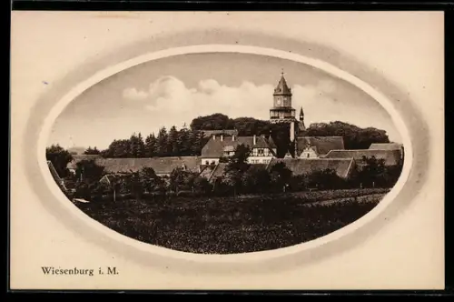 AK Wiesenburg, Blick auf die Kirche