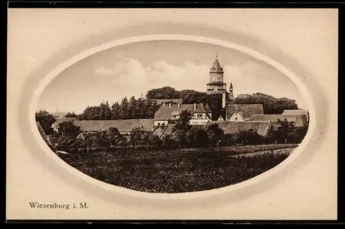 AK Wiesenburg, Blick auf die Kirche