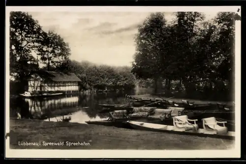 AK Lübbenau i. Spreewald, Spreehafen, Restaurant Wotschofska, Inh. Franz Hoefs