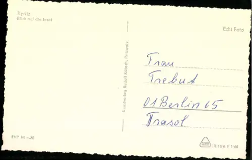 AK Kyritz, Blick auf die Insel