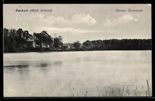 AK Buckow /Märk. Schweiz, Grosser Tornowsee