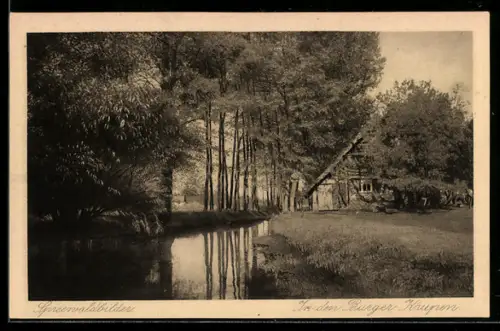 AK Geroburg /Spreewald, Burger Kaupen