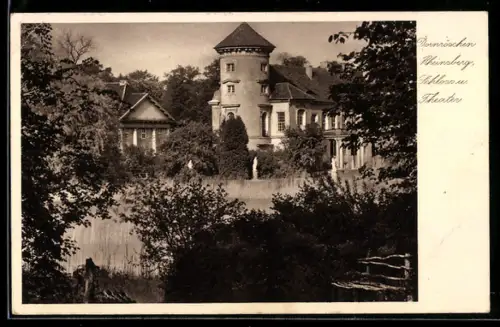 AK Rheinsberg, Schloss und Theater Dornröschen