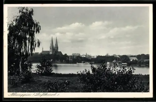 AK Neuruppin, Panorama vom Gegenufer