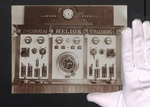 Fotografie Ansicht Strassburg i. E., Kraftwerk Steuerung, Zweigbureau Strassburg, Helios