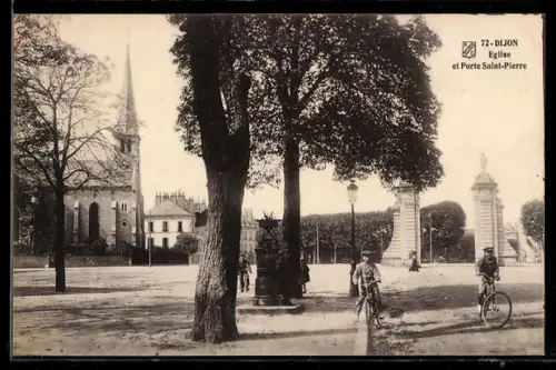 AK Dijon, Eglise et Porte Saint-Pierre