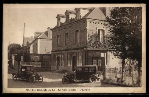 AK Martin-Eglise /S. I., Le Clos Martin, L`Entrée
