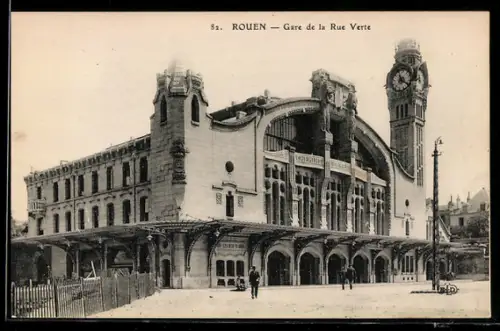 AK Rouen, Gare de la Rue Verte