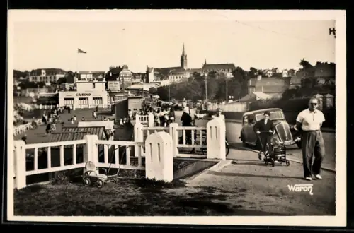 AK Saint-Quay-Portrieux, Vue générale vers le Casino