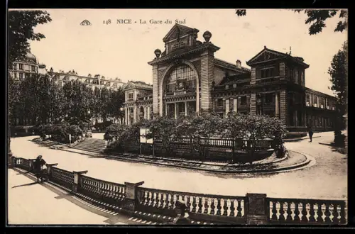 AK Nice, La Gare du Sud