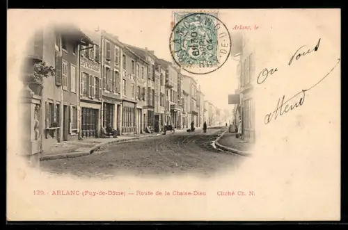 AK Arlanc /Puy-de-Dôme, Route de la Chaise-Dieu