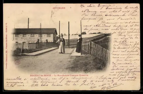 AK Brassac-les-Mines /Auvergne, La Manufacture Conchon-Quinette
