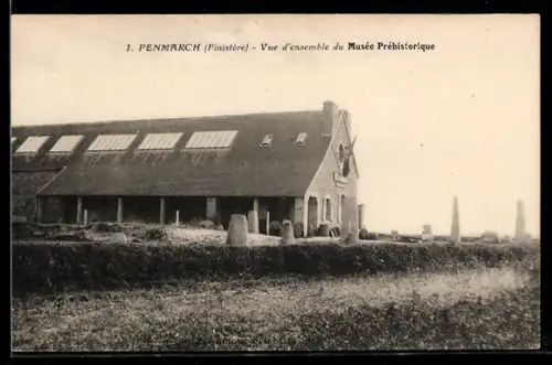 AK Penmarch /Finistère, Vue d`ensemble du Musée Préhistorique