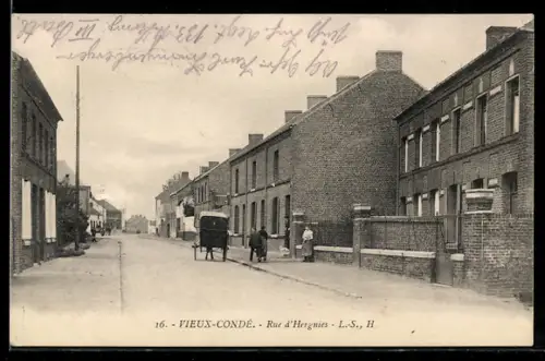 AK Vieux-Condé, Rue d`Hergnies