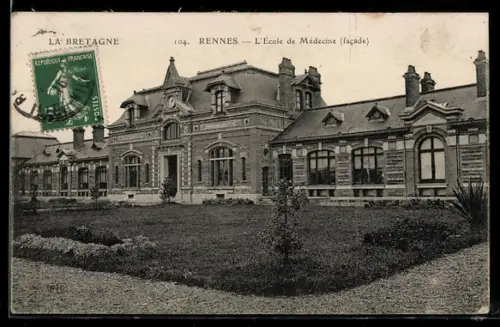 AK Rennes, L`École de Médecine, facade