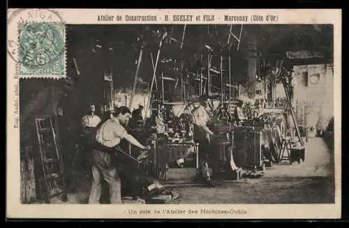 AK Marcenay, Un coin de l`Atelier des Machines-Outils