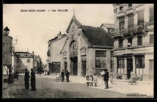 AK Bar-sur-Aube, Les Halles, Café de l`Europe