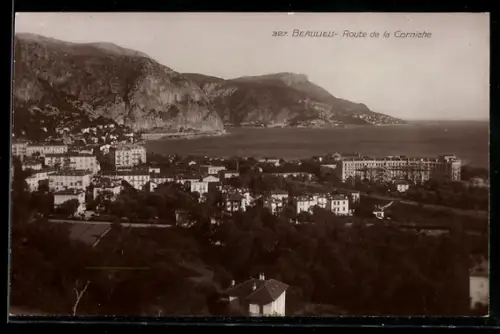 AK Beaulieu-sur-Mer, Route de la Corniche, Panorama