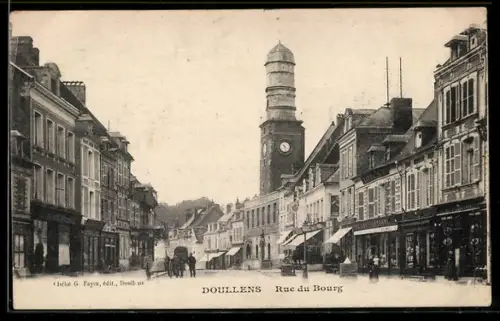 AK Doullens, Rue du Bourg