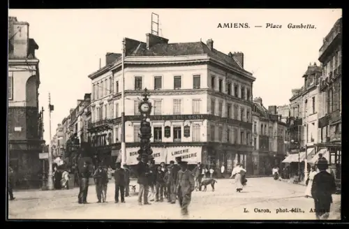 AK Amiens, Place Gambetta