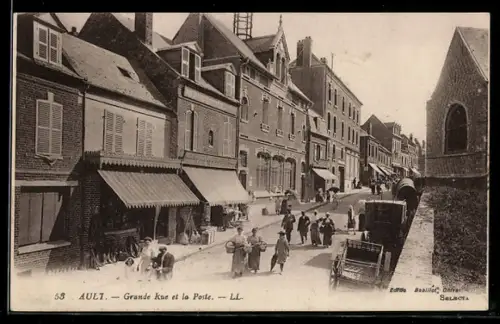 AK Ault, Grande Rue et la Poste