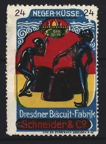 Reklamemarke Dresden, Dresdener Biscuit-Fabrik Schneider & Co.