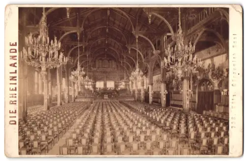 Fotografie Anselm Schmitz, Köln a. Rh., Ansicht Köln, Innenansicht Gürzenich Saal