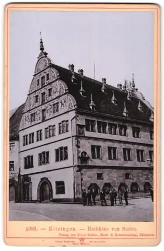 Fotografie Franz Köhler, Kitzingen, Ansicht Kitzingen, Rathaus von Süden