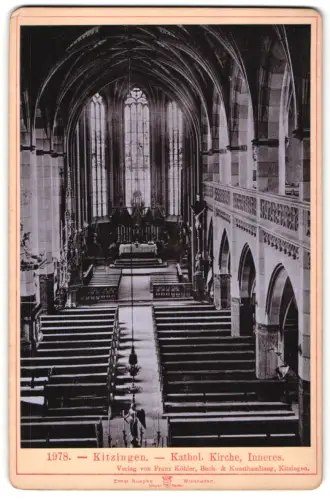 Fotografie Franz Köhler, Kitzingen, Ansicht Kitzingen, Innenansicht Katholische Kirche
