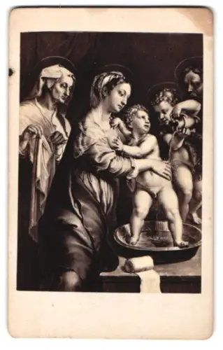 Fotografie unbekannter Fotograf und Ort, Darstellung religiöser Szene, nach einem Gemälde von Romano