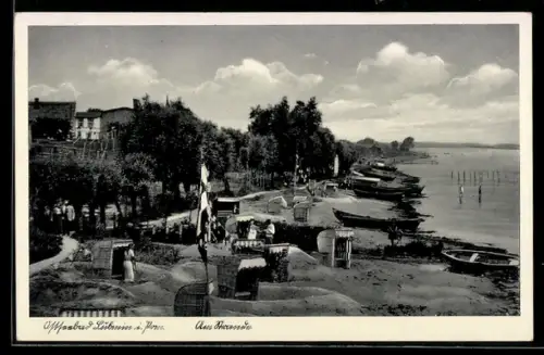 AK Lubmin i. Pom., Am Strand