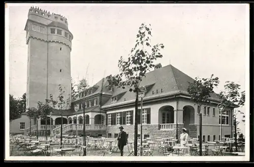AK Baden-Baden, Städtisches Merkur-Restaurant Wilh. Pittack
