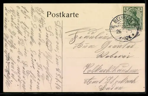 AK Beuron, Ortsansicht, Vers