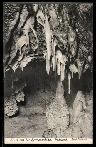 AK Hermannshöhle /Rübeland, In der Kristallkammer