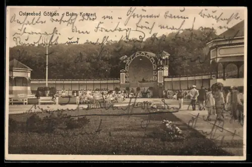 AK Göhren, Ostseebad, Beim Konzert
