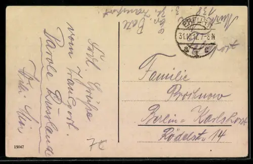 AK Gotha, Hauptmarkt und Rathaus