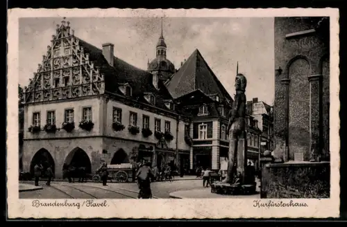 AK Brandenburg, Blick auf Kurfürstenhaus