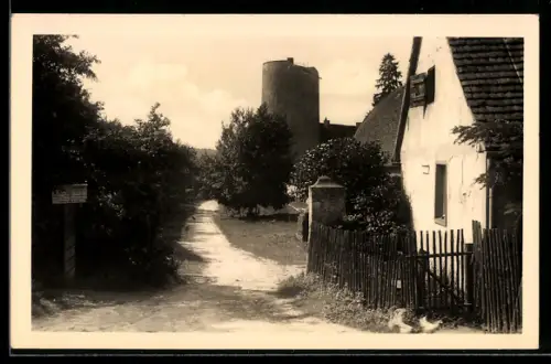 AK Raben im Fläming, An der Burg Rabenstein