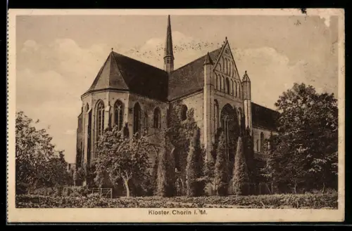 AK Chorin i. M., Ansicht vom Kloster Chorin